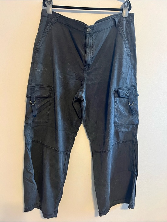 American Eagle Outfitters Pants - American Eagle Super High Rise Baggy Wide Leg Cargo Pants - Women’s 20